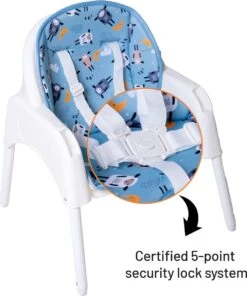 3-in-1 Werktafel Gevoerde Kinderstoel - Lamspatroon -Babyproducten Promotie Winkel 1002x1200 8