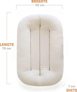 Tubudu Baby Snuggle® Organisch Babynestje - Inclusief Gratis Draagtas En Tencel Cover - Luxe Baby Lounger - Kraampakket - Natuurlijk Materiaal - Wit -Babyproducten Promotie Winkel 1005x1200 2