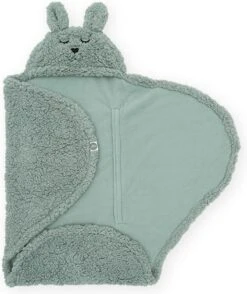 Jollein Wikkeldeken Bunny 100x105cm - Pale Pink -Babyproducten Promotie Winkel 1009x1200 5