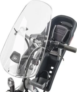 Polisport Bilby - Fietsstoeltje Voor + Windscherm - Zwart -Babyproducten Promotie Winkel 1012x1200 5