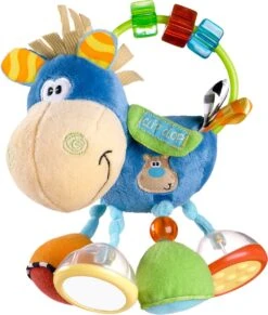 Playgro Clip Clop Rammelaar - Blauw - Activiteitenspeeltje - Kraamkado