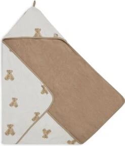 Jollein Badcape 75x75cm Teddy Bear - GOTS -Babyproducten Promotie Winkel 1021x1200 4