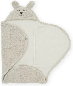 Jollein Wikkeldeken Bunny 100x105cm - Off-White -Babyproducten Promotie Winkel 1021x1200 5