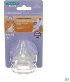 Lansinoh - Speen Trage Toevoer - Natural Wave - 2 Stuks -Babyproducten Promotie Winkel 1021x1200 7