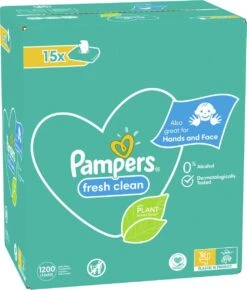 Pampers® Pampers - Fresh Clean - Billendoekjes - 3600 Doekjes - 45 X 80 -Babyproducten Promotie Winkel 1023x1200