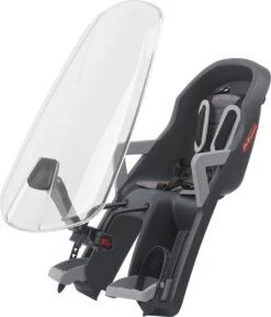 Polisport Bilby - Fietsstoeltje Voor + Windscherm - Zwart -Babyproducten Promotie Winkel 1026x1200