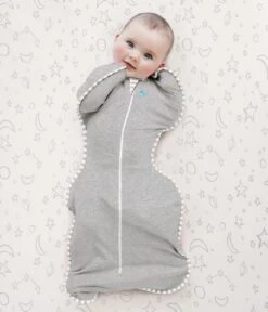 Love To Dream™ Babyslaapzak Swaddle Up™ - Inbakeren - Baby 0-3 Maanden - 3.5-6 Kg - All Season - Grijs -Babyproducten Promotie Winkel 1028x1200 3