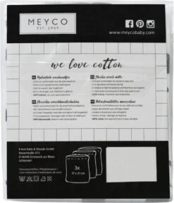 Meyco Hydrofiele Washandjes 3-pack - Feathers-Clouds-Dots - Grijs/Wit -Babyproducten Promotie Winkel 1034x1200 3