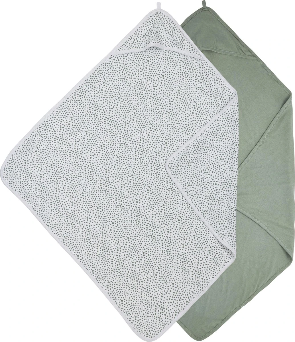 Meyco badcape Basic Jersey/Cheetah 2-pack - Forest Green - 80x80cm Meyco Badcape Basic Jersey/Cheetah 2-pack - Forest Green - 80x80cm -Babyproducten Promotie Winkel 1035x1200 1