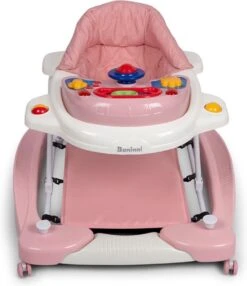 Baninni Loopstoel Classic 2-in-1 Pastel Pink -Babyproducten Promotie Winkel 1036x1200 3