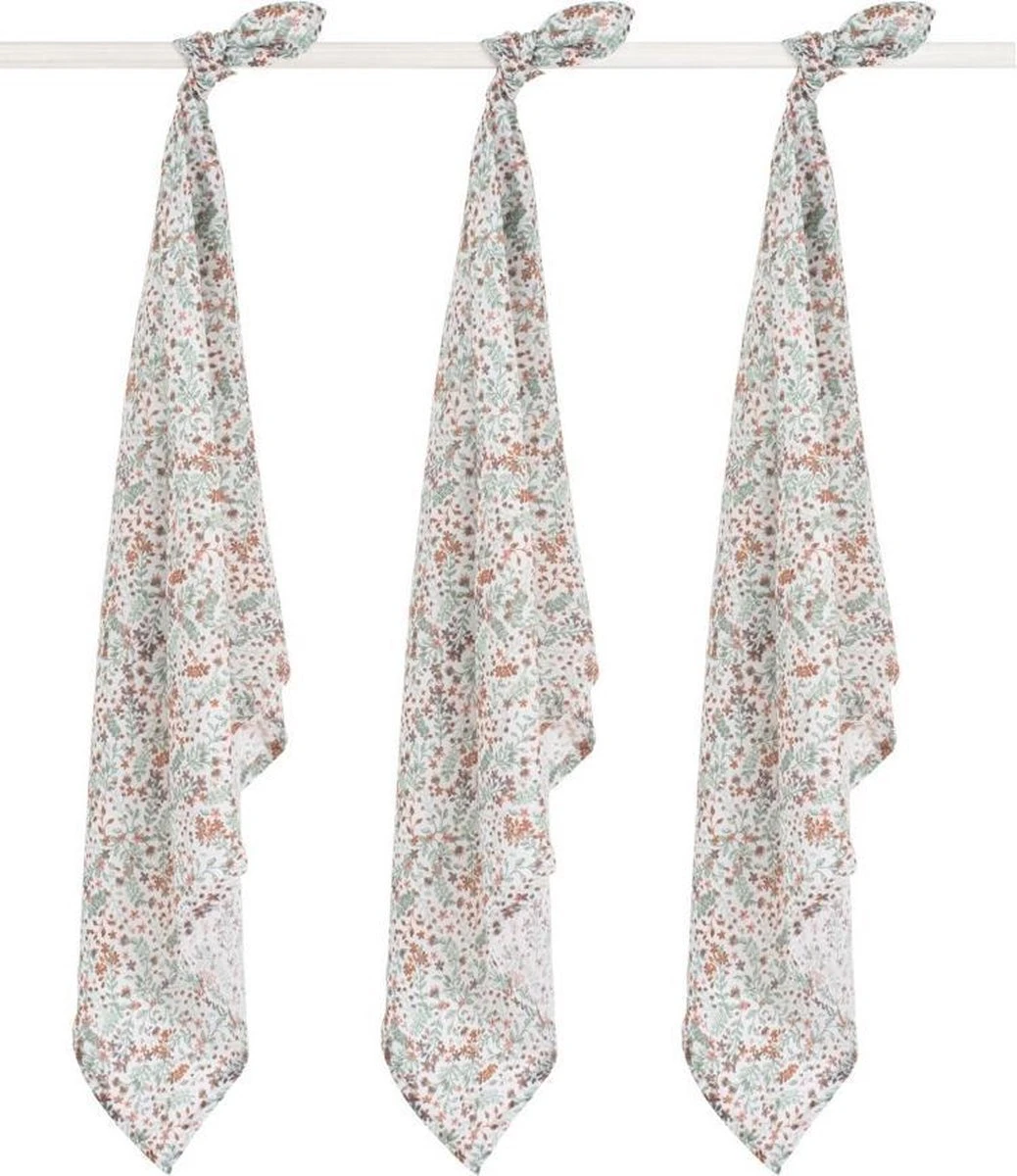 Jollein Baby Hydrofiel Washandje Bloom - 3 Stuks Jollein Baby Hydrofiel Washandje Bloom - 3 Stuks -Babyproducten Promotie Winkel