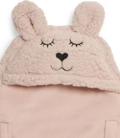 Jollein Wikkeldeken Bunny 100x105cm - Pale Pink -Babyproducten Promotie Winkel 1039x1200