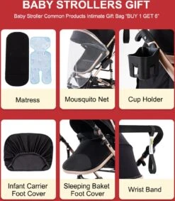 Luxe Kinderwagen 3 In 1 - Wandelwagen - Kinderwagen 3-in-1 Incl Autostoel - Kinderwagen Maxi Cosi – Buggy 3 In 1 - Newborn - Grijs -Babyproducten Promotie Winkel 1049x1200 2