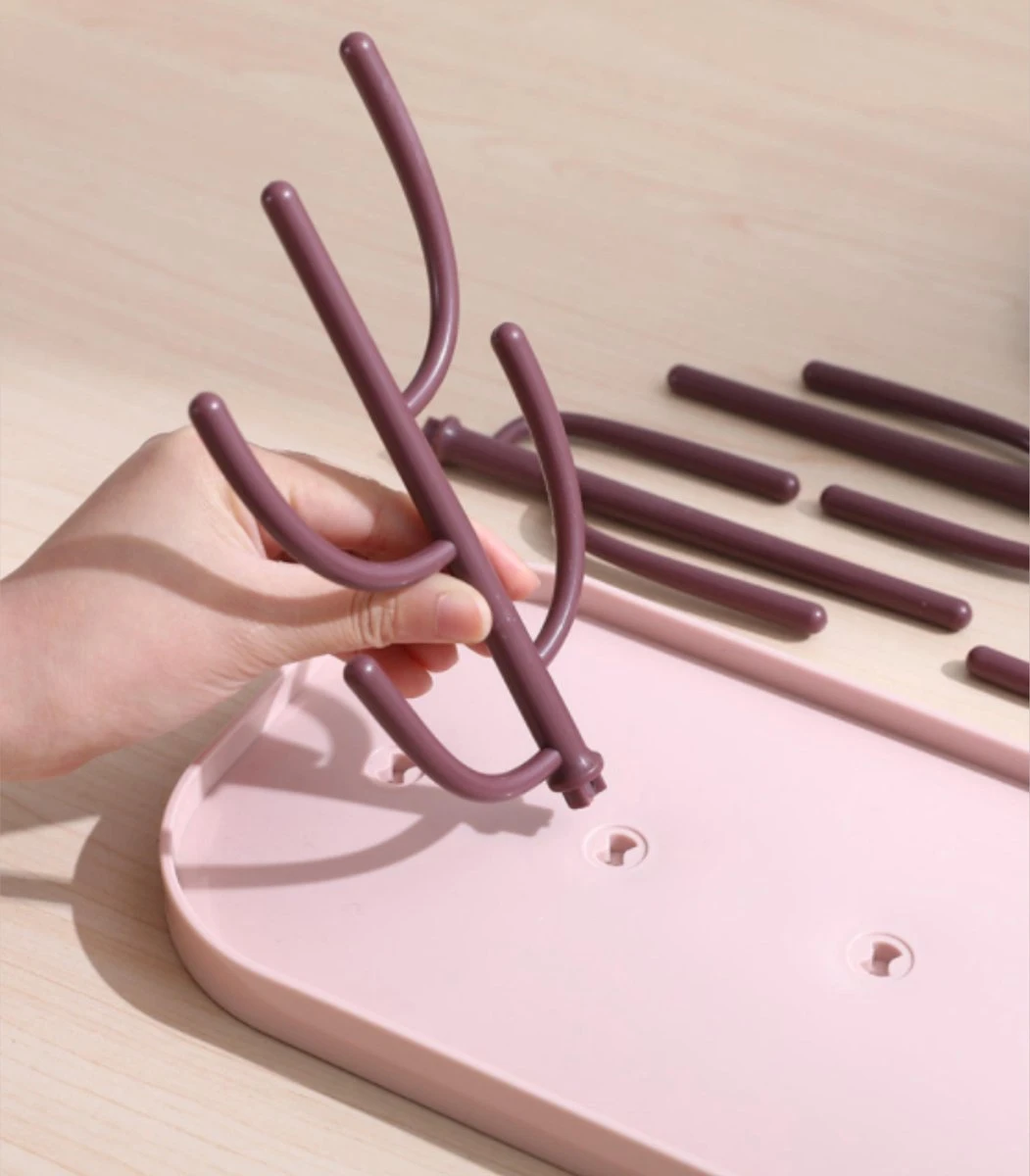 Baby flessen droogrek - Afdruiprek met lekbak - Afwasrek - Baby Flesjes Droogrek - Flessenrek - Kraamcadeau - Baby cadeau - Roze Merkloos Baby Flessen Droogrek - Afdruiprek Met Lekbak - Afwasrek - Baby Flesjes Droogrek - Flessenrek - Kraamcadeau - Baby Cadeau - Roze -Babyproducten Promotie Winkel 1051x1200 3