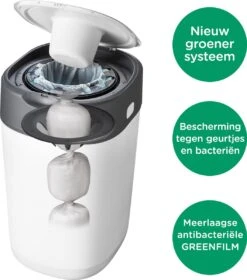 Tommee Tippee Milieuvriendelijke Twist & Click Luieremmer - Met 6 Navulcassettes - Wit -Babyproducten Promotie Winkel 1060x1200 4