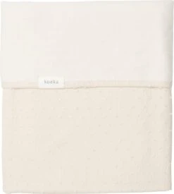 Koeka Napa Dekentje Voor Wieg - Katoen Met Cotton Fleece - Wit