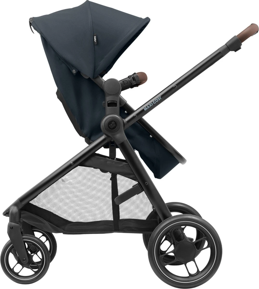 Maxi-Cosi Zelia³ kinderwagen - Essential Graphite (zwart frame + bruin leer) Maxi-Cosi Zelia³ Kinderwagen - Essential Graphite (zwart Frame + Bruin Leer) -Babyproducten Promotie Winkel 1076x1200 7