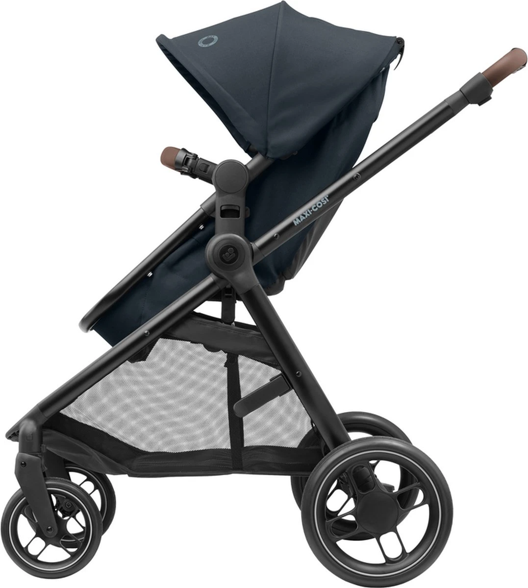 Maxi-Cosi Zelia³ kinderwagen - Essential Graphite (zwart frame + bruin leer) Maxi-Cosi Zelia³ Kinderwagen - Essential Graphite (zwart Frame + Bruin Leer) -Babyproducten Promotie Winkel 1077x1200 7