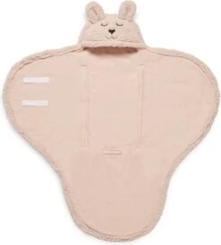 Jollein Wikkeldeken Bunny 100x105cm - Pale Pink -Babyproducten Promotie Winkel 1080x1200 5