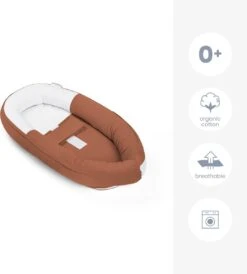 Doomoo Cocoon - Babynestje - Organisch Katoen - 74 X 46 Cm - Tetra Jersey Terracotta -Babyproducten Promotie Winkel 1080x1200 6