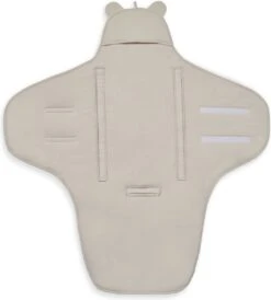 Jollein Wikkeldeken Basic Stripe - Nougat -Babyproducten Promotie Winkel 1082x1200 1