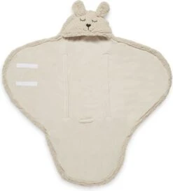 Jollein Wikkeldeken Bunny 100x105cm - Nougat -Babyproducten Promotie Winkel 1083x1200 3