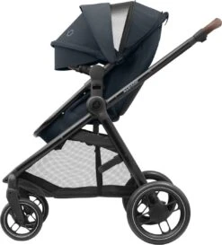 Maxi-Cosi Zelia³ Kinderwagen - Essential Graphite (zwart Frame + Bruin Leer) 9 Maxi-Cosi Zelia³ Kinderwagen - Essential Graphite (zwart Frame + Bruin Leer) -Babyproducten Promotie Winkel 1084x1200 11