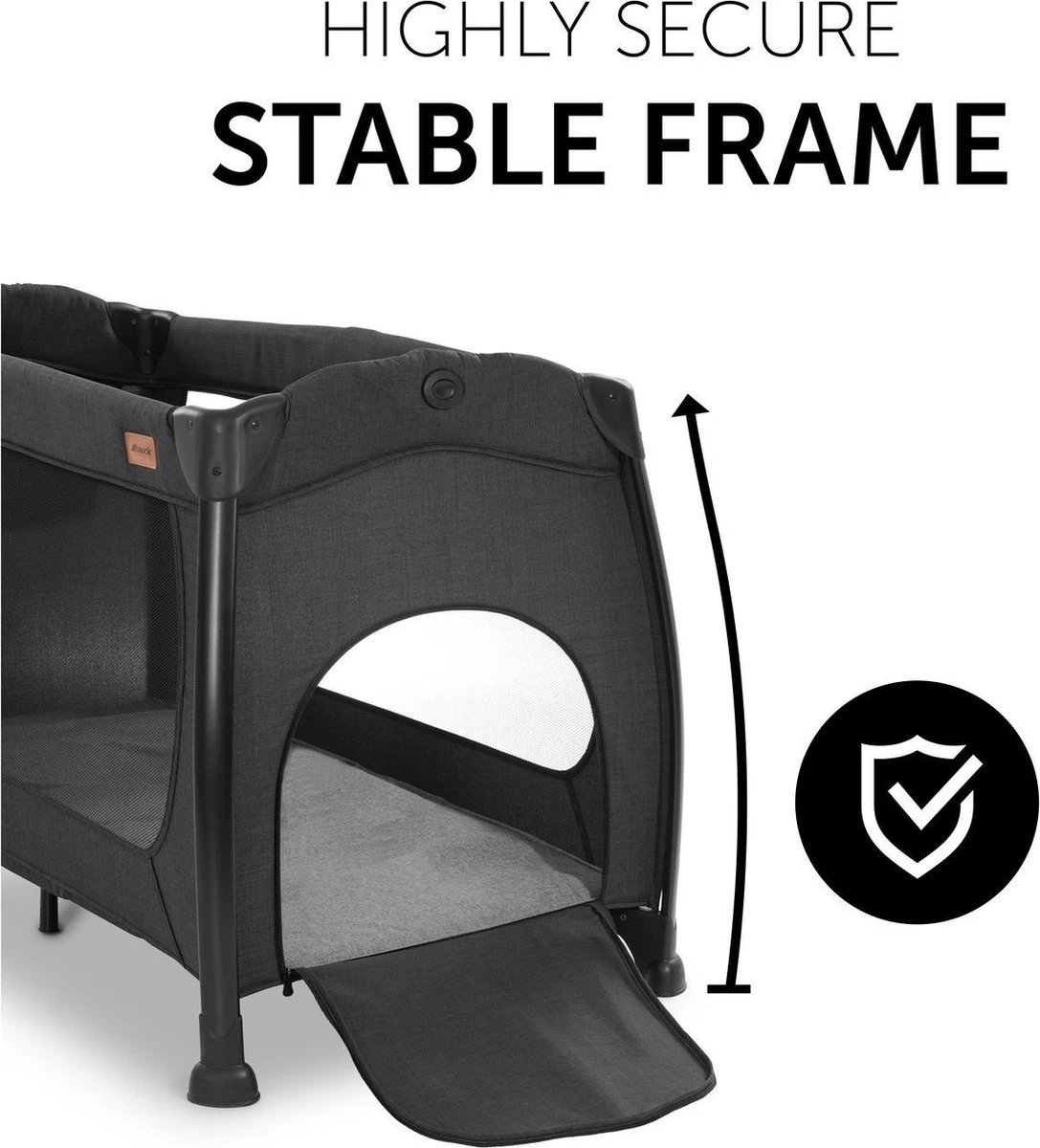 Hauck Play N Relax Center Campingbedje - Zwart Hauck Play N Relax Center Campingbedje - Zwart -Babyproducten Promotie Winkel 1087x1200 7