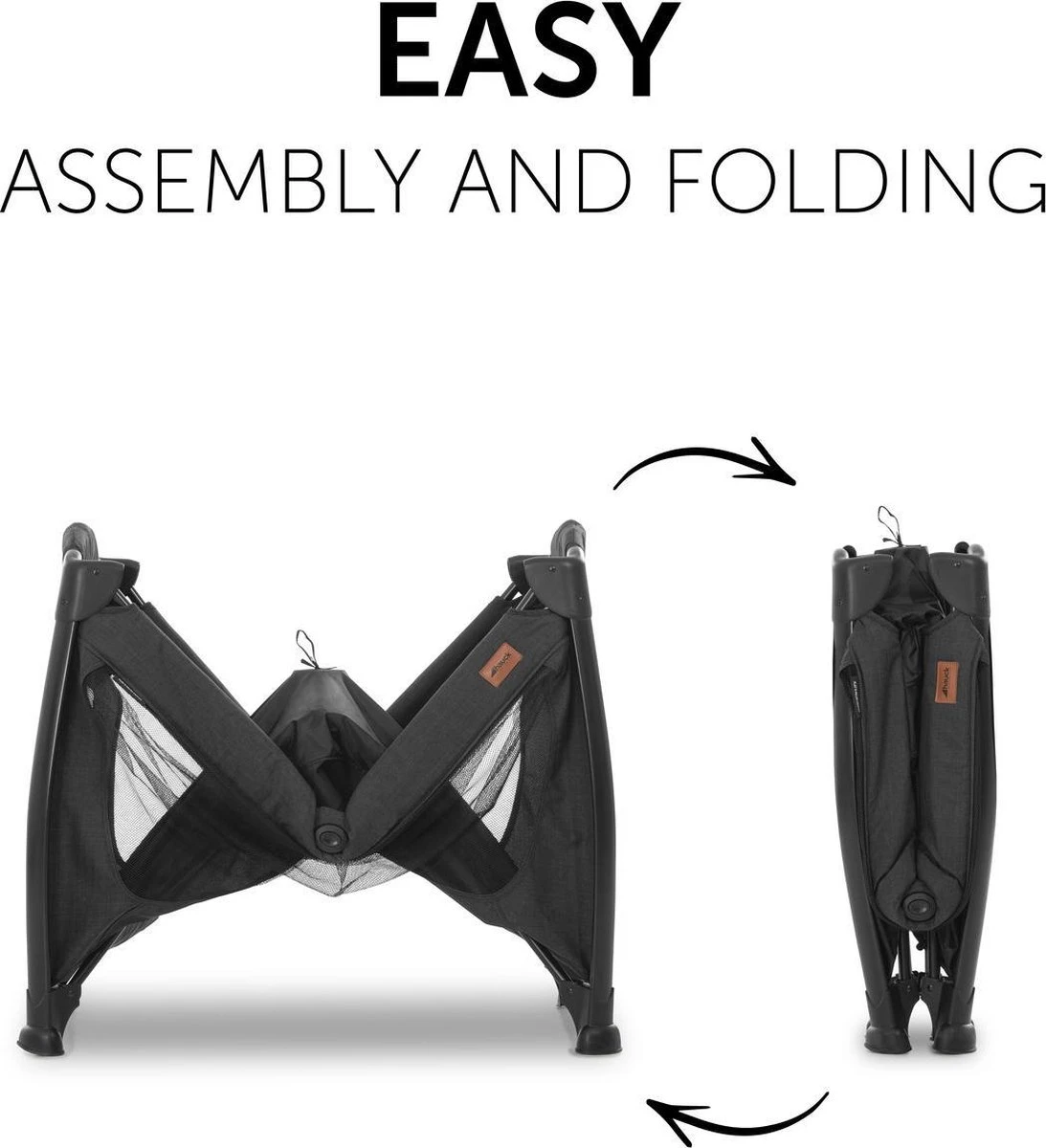 Hauck Play N Relax Center Campingbedje - Zwart Hauck Play N Relax Center Campingbedje - Zwart -Babyproducten Promotie Winkel 1093x1200 2