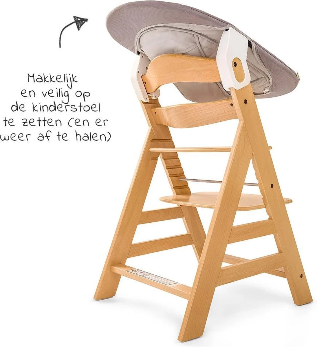 Hauck Alpha Plus Kinderstoel - Newborn Set - Natural / Beige Hauck Alpha Plus Kinderstoel - Newborn Set - Natural / Beige -Babyproducten Promotie Winkel 1095x1200 7
