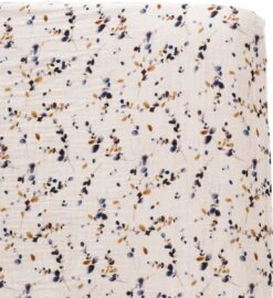 Cottonbaby - Hoeslaken - Ledikant - 60x120 Cm - Twig Rusty Blue