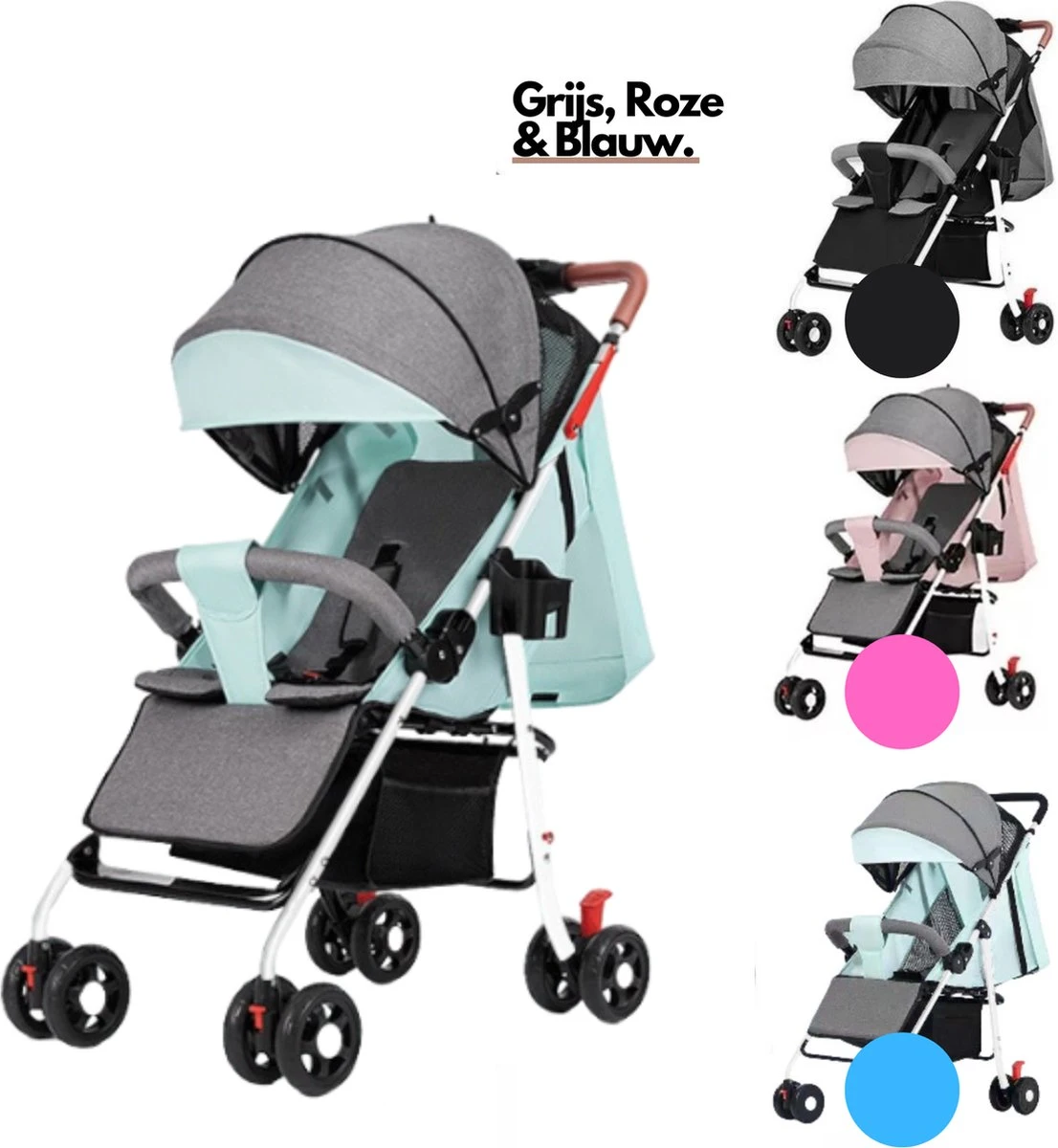 Child Supplies Buggy - Inklapbare Buggy - Baby Stroller - 3 in 1 - Kinderwagen - Blauw Child Supplies Buggy - Inklapbare Buggy - Baby Stroller - 3 In 1 - Kinderwagen - Blauw -Babyproducten Promotie Winkel 1106x1200 5