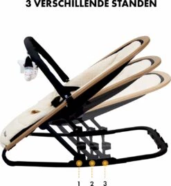 Deryan Rocker Wipstoel - Luxe 2-in-1 - Nougat/Cream 7 Deryan Rocker Wipstoel - Luxe 2-in-1 - Nougat/Cream -Babyproducten Promotie Winkel 1106x1200 7