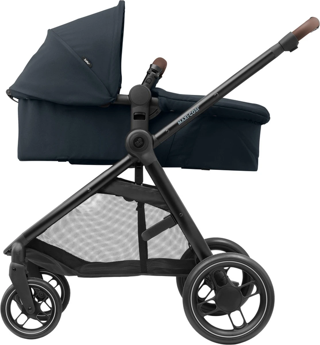Maxi-Cosi Zelia³ kinderwagen - Essential Graphite (zwart frame + bruin leer) Maxi-Cosi Zelia³ Kinderwagen - Essential Graphite (zwart Frame + Bruin Leer) -Babyproducten Promotie Winkel 1114x1200 6
