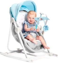 Kinderkraft Nola 5in1 Wieg - Wipstoel - Schommelstoel Forest Yellow -Babyproducten Promotie Winkel 1118x1200 7