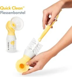 Medela Quick Clean Flessenborstel Met Speenreiniger En Standaard - Flexibele Borstel - Hygiënisch Wegzetten -Babyproducten Promotie Winkel 1123x1200 3