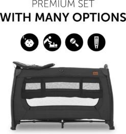 Hauck Play N Relax Center Campingbedje - Zwart 3 Hauck Play N Relax Center Campingbedje - Zwart -Babyproducten Promotie Winkel 1127x1200 6