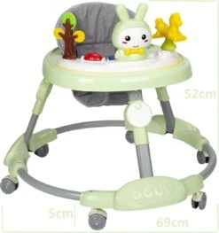 Housie Loopstoeltje Baby - Baby Walker - Speelblad Met Konijn & Muziekfunctie - Mint Groen 3 Housie Loopstoeltje Baby - Baby Walker - Speelblad Met Konijn & Muziekfunctie - Mint Groen -Babyproducten Promotie Winkel 1127x1200 7