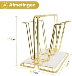 Flessenrek - Droogrek Babyfles - Flessen Rek Baby - Flessendroogrek Met Opvangbak - Afdruiprek - Afwasrek - Flessenrekje - Lekbak - Égouttoir - Goude Droogrek - Vetalo -Babyproducten Promotie Winkel 1131x1200 4