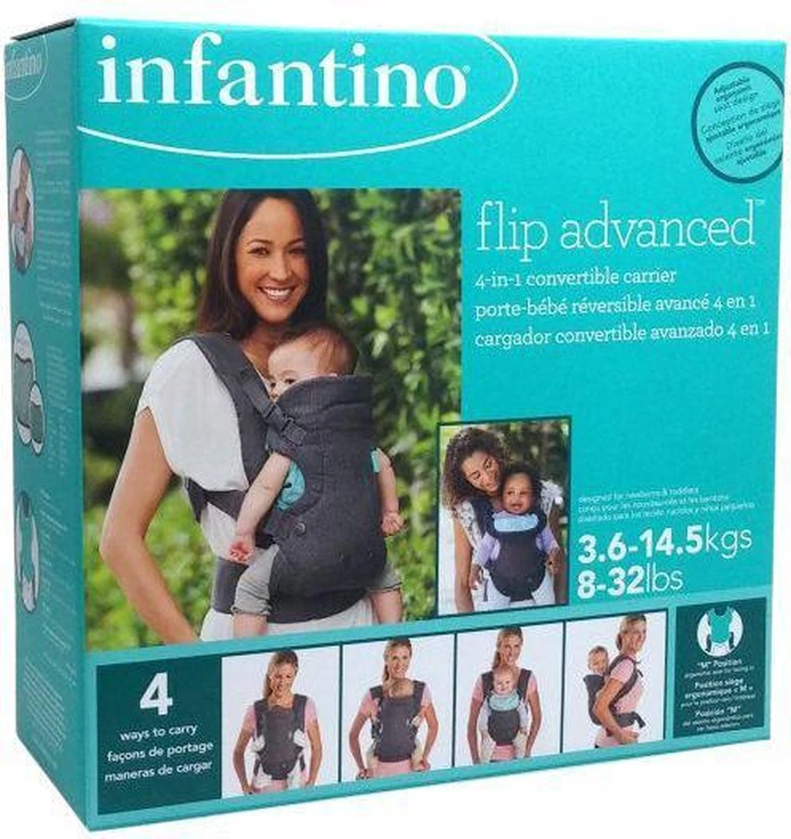 Infantino 4-in-1 Flip Advanced Draagzak BK-05204 Infantino 4-in-1 Flip Advanced Draagzak BK-05204 -Babyproducten Promotie Winkel 1131x1200 5