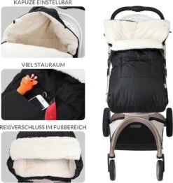Monzana Kinderwagen Voetenzak Zwart | Teddy | Maxi-Cosi 6 Monzana Kinderwagen Voetenzak Zwart | Teddy | Maxi-Cosi -Babyproducten Promotie Winkel 1133x1200 11
