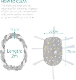 Navaris Babynestje Voor Baby's - Nestje Geweven Met Slaapmatje - Babynestje Met Bedrand Vlecht - Nestje Hoofdbeschermer - Babynestje Geweven -Babyproducten Promotie Winkel 1138x1200 3
