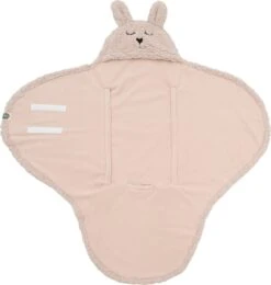 Jollein Wikkeldeken Bunny 100x105cm - Pale Pink -Babyproducten Promotie Winkel 1139x1200 6