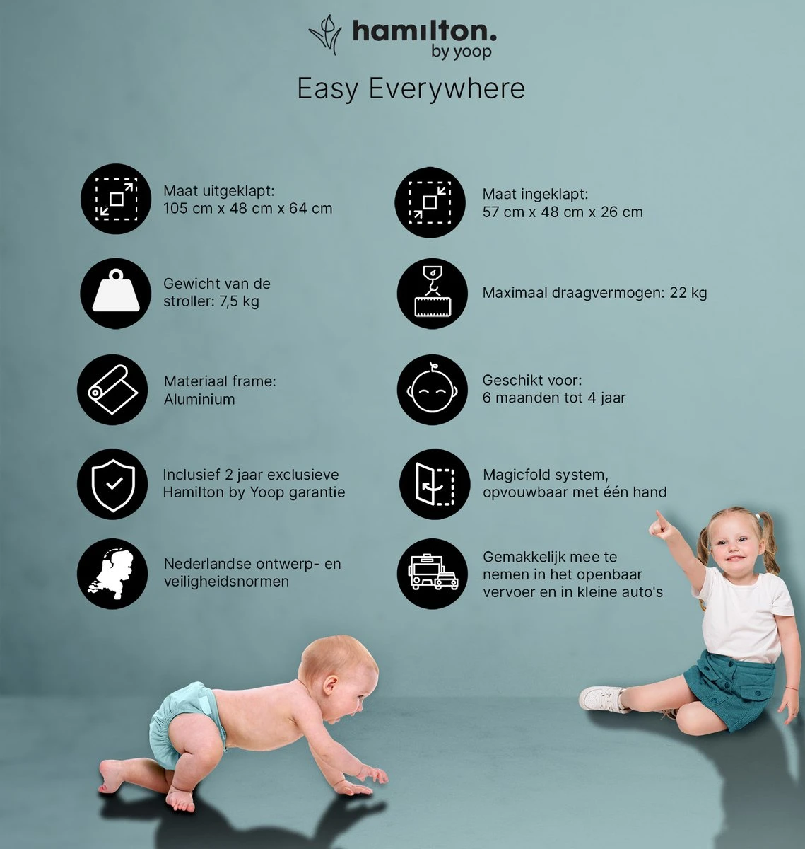 Hamilton by Yoop X1 Plus Buggy – Nieuw, Hoger, Uitgebreider 2023 Model – Premium Stroller met One Hand Folding Technologie – Zwart – Lichte, Verstelbare en Wendbare Kinderwagen met vele Gemakken Hamilton By Yoop X1 Plus Buggy – Nieuw, Hoger, Uitgebreider 2023 Model – Premium Stroller Met One Hand Folding Technologie – Zwart – Lichte, Verstelbare En Wendbare Kinderwagen Met Vele Gemakken -Babyproducten Promotie Winkel 1139x1200 9