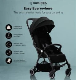 Hamilton By Yoop X1 Plus Buggy – Nieuw, Hoger, Uitgebreider 2023 Model – Premium Stroller Met One Hand Folding Technologie – Zwart – Lichte, Verstelbare En Wendbare Kinderwagen Met Vele Gemakken 3 Hamilton By Yoop X1 Plus Buggy – Nieuw, Hoger, Uitgebreider 2023 Model – Premium Stroller Met One Hand Folding Technologie – Zwart – Lichte, Verstelbare En Wendbare Kinderwagen Met Vele Gemakken -Babyproducten Promotie Winkel 1140x1200 2