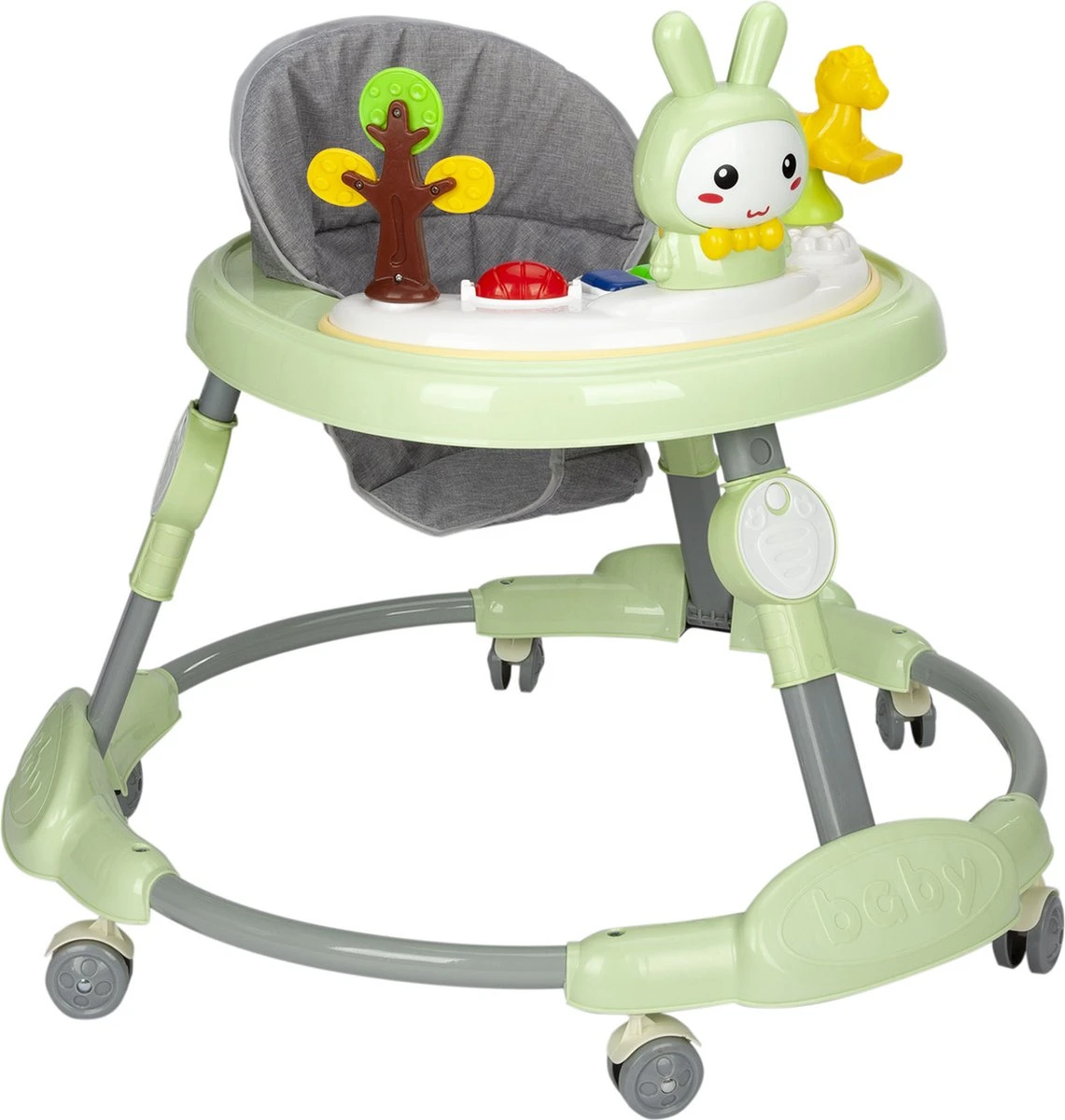 Housie Loopstoeltje Baby - Baby Walker - Speelblad met Konijn & Muziekfunctie - Mint Groen Housie Loopstoeltje Baby - Baby Walker - Speelblad Met Konijn & Muziekfunctie - Mint Groen -Babyproducten Promotie Winkel 1141x1200 8