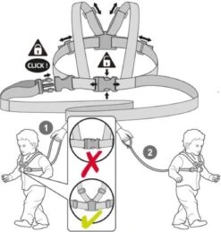 Looptuigje Voor Kinderen - Kindertuigje Met Looplijn - Tuigje Kind - Blauw -Babyproducten Promotie Winkel 1146x1200 11