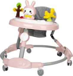 Housie Loopstoeltje Baby - Baby Walker - Speelblad Met Konijn & Muziekfunctie - Pastel Roze -Babyproducten Promotie Winkel 1146x1200 16