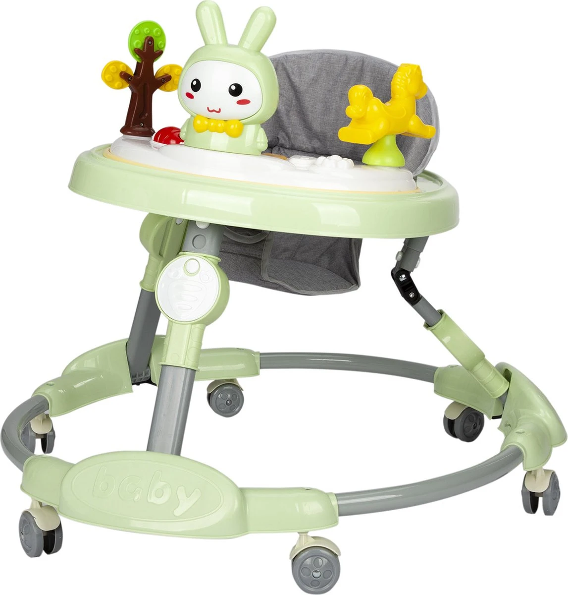 Housie Loopstoeltje Baby - Baby Walker - Speelblad met Konijn & Muziekfunctie - Mint Groen Housie Loopstoeltje Baby - Baby Walker - Speelblad Met Konijn & Muziekfunctie - Mint Groen -Babyproducten Promotie Winkel 1147x1200 11