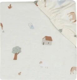 Jollein Baby Hoeslaken Jersey 60x120cm - Farm 9 Jollein Baby Hoeslaken Jersey 60x120cm - Farm -Babyproducten Promotie Winkel 1159x1200 3